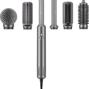 Professional Hot Air Styler & Drying System, 6 in 1 Powerful Hair Dryer Brush